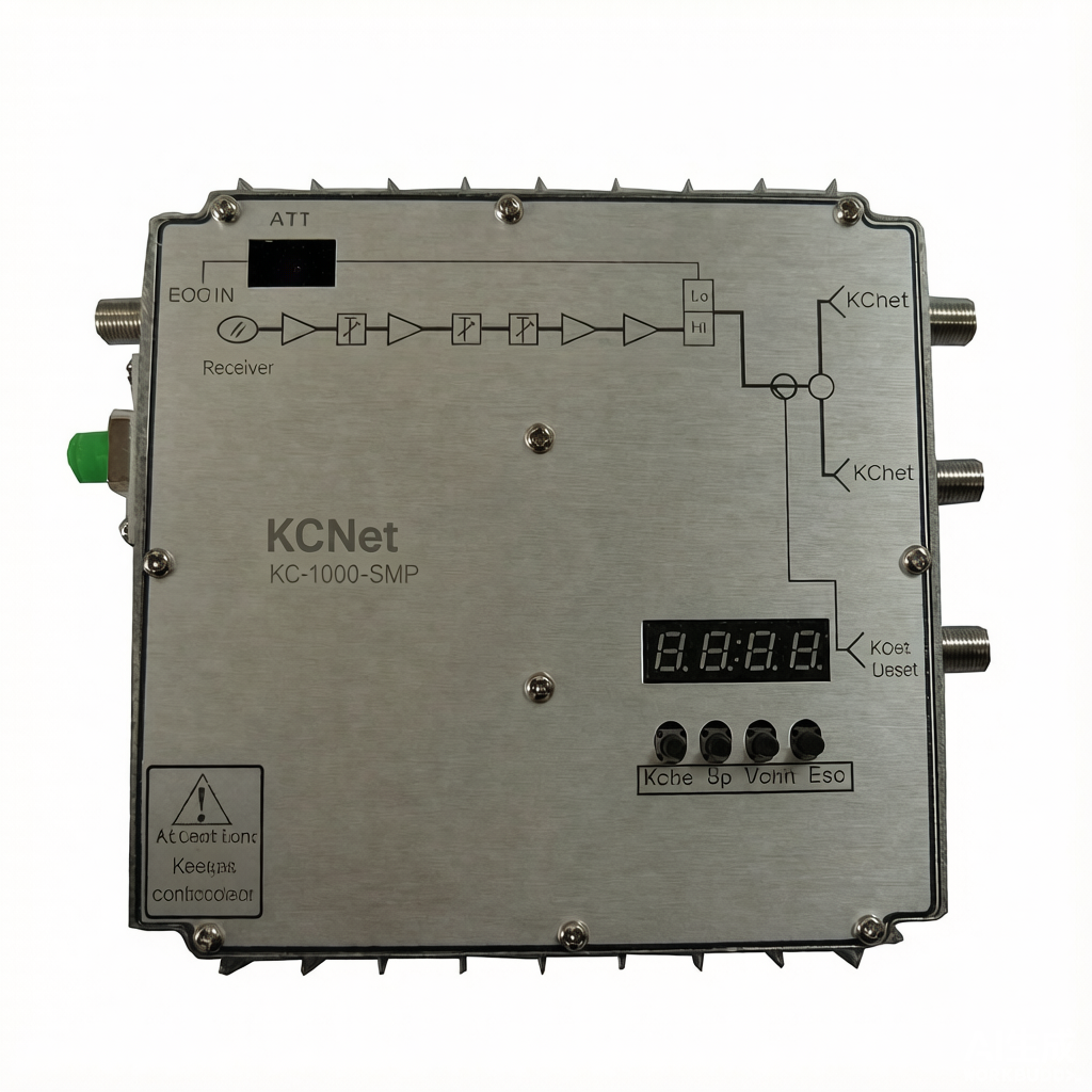 KOR-1000-SNMP 1 GHz Intelligent Optical Receiver with AGC and SNMP